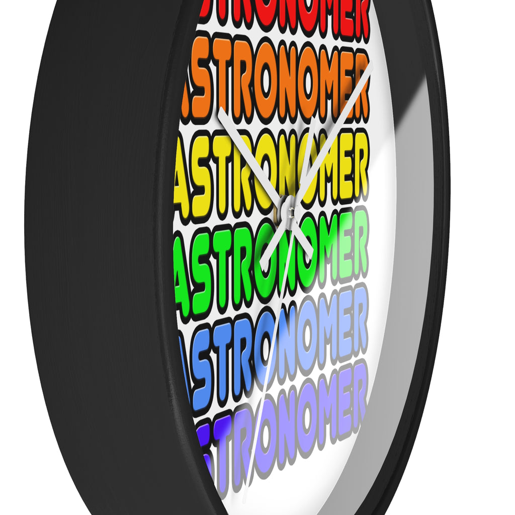 Rainbow Astronomer - Wall Clock