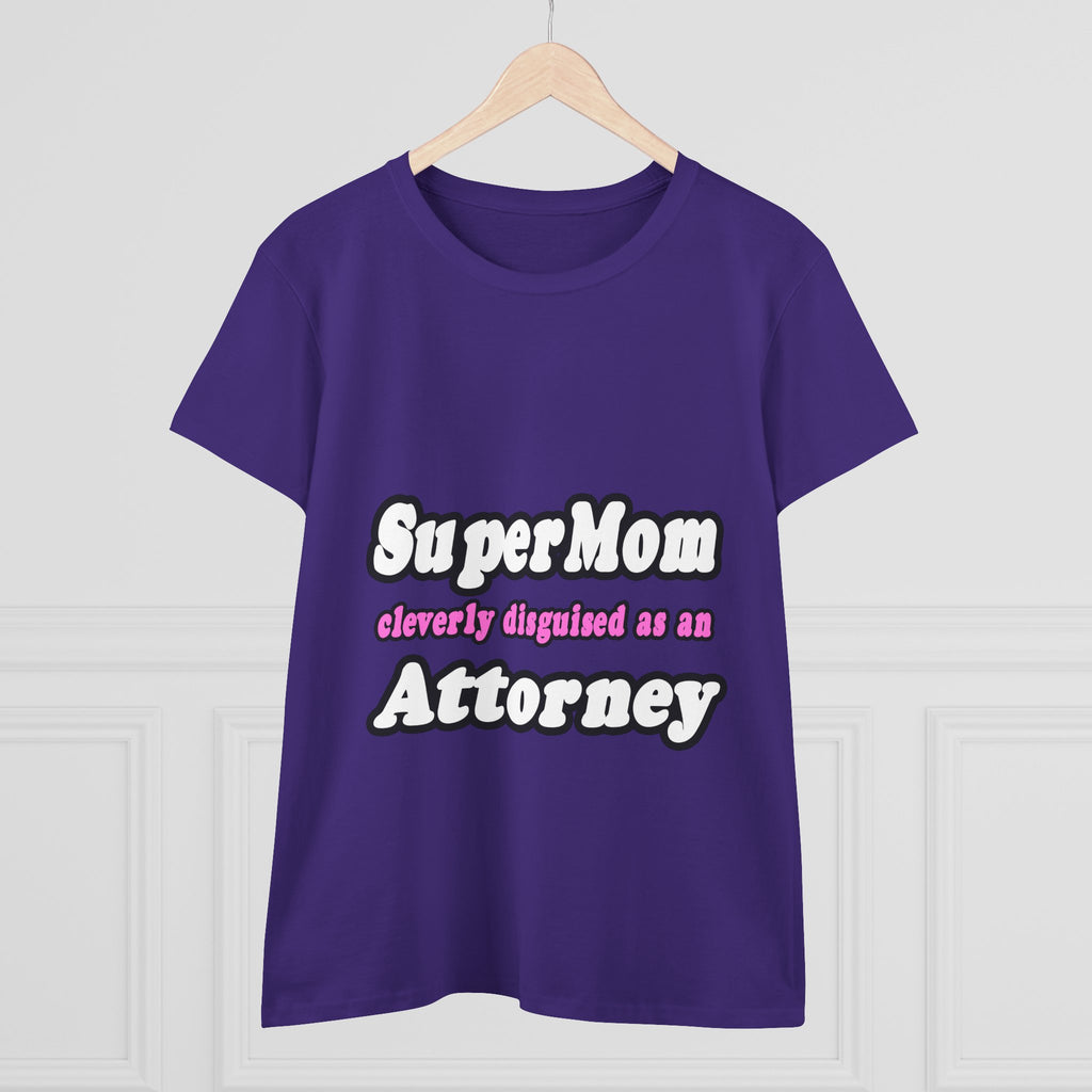 SuperMom Attorney - Women's Midweight Cotton Tee