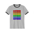 Rainbow Bartender - Unisex Cotton Ringer T-Shirt