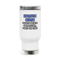 Miracles and Holistic Nurses - Stainless Steel Travel Mug with Handle, 14oz