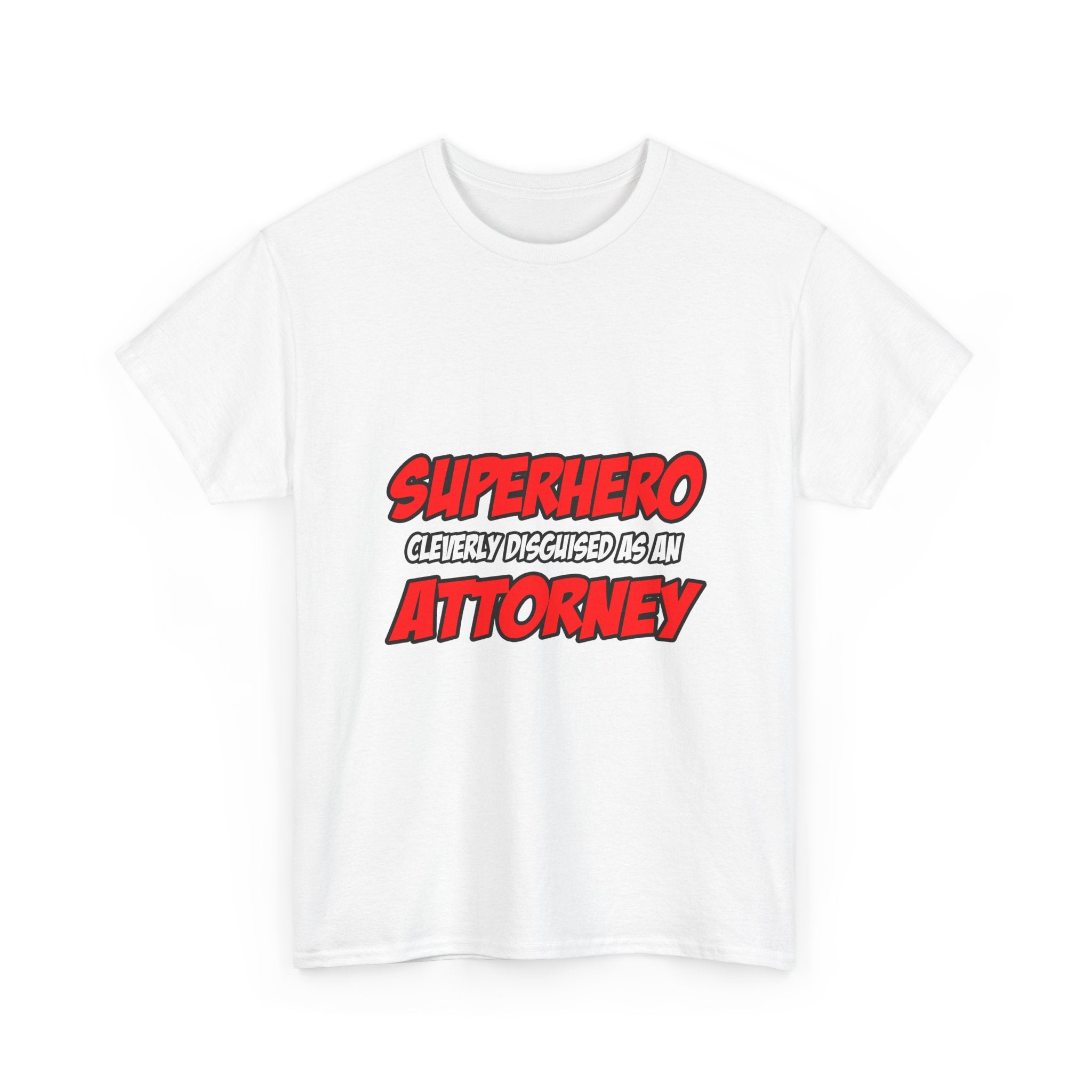 Superhero...Attorney - Unisex Heavy Cotton Tee