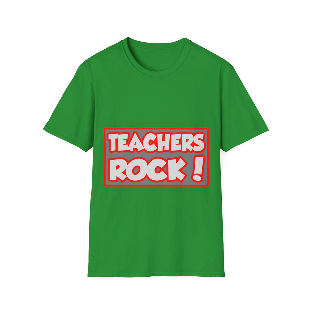 Teachers Rock! - Unisex Softstyle T-Shirt