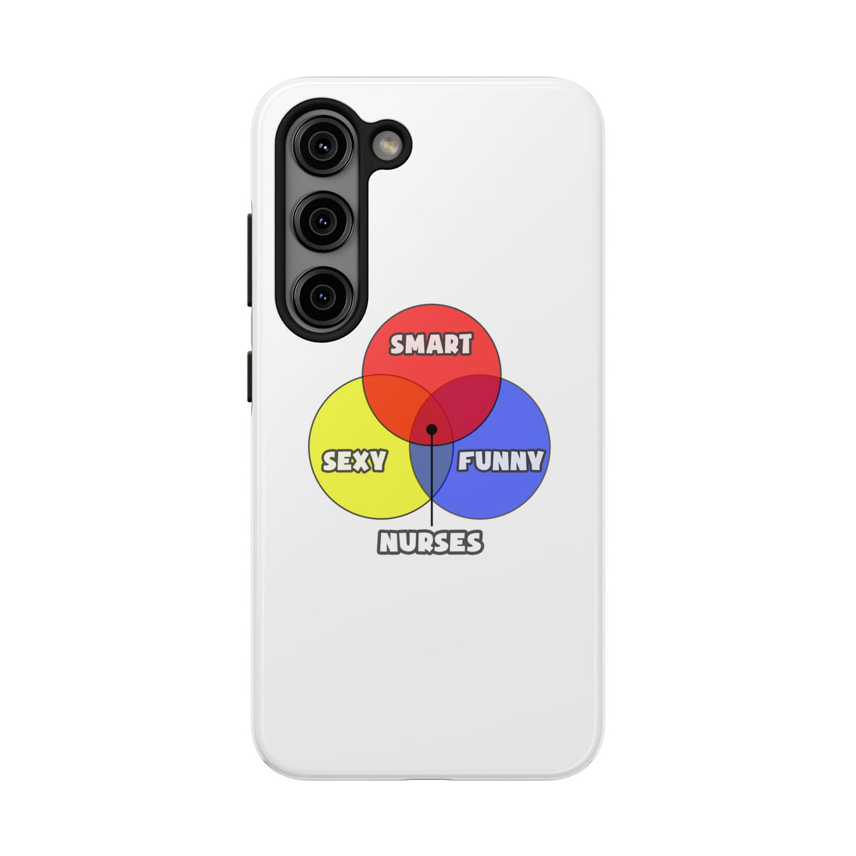 Venn Diagram .. Nurses - Tough Phone Cases