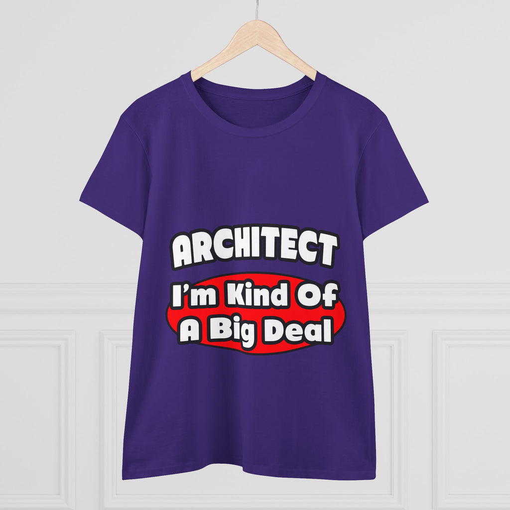 Architect...Big Deal - Women's Midweight Cotton Tee