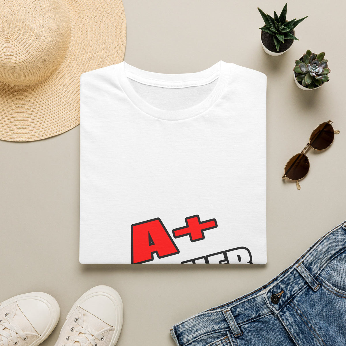a plus teacher - Unisex Softstyle T-Shirt