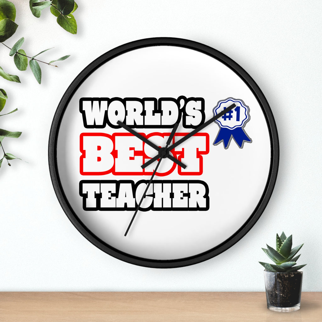 World's Best Teacher - Wall Clock