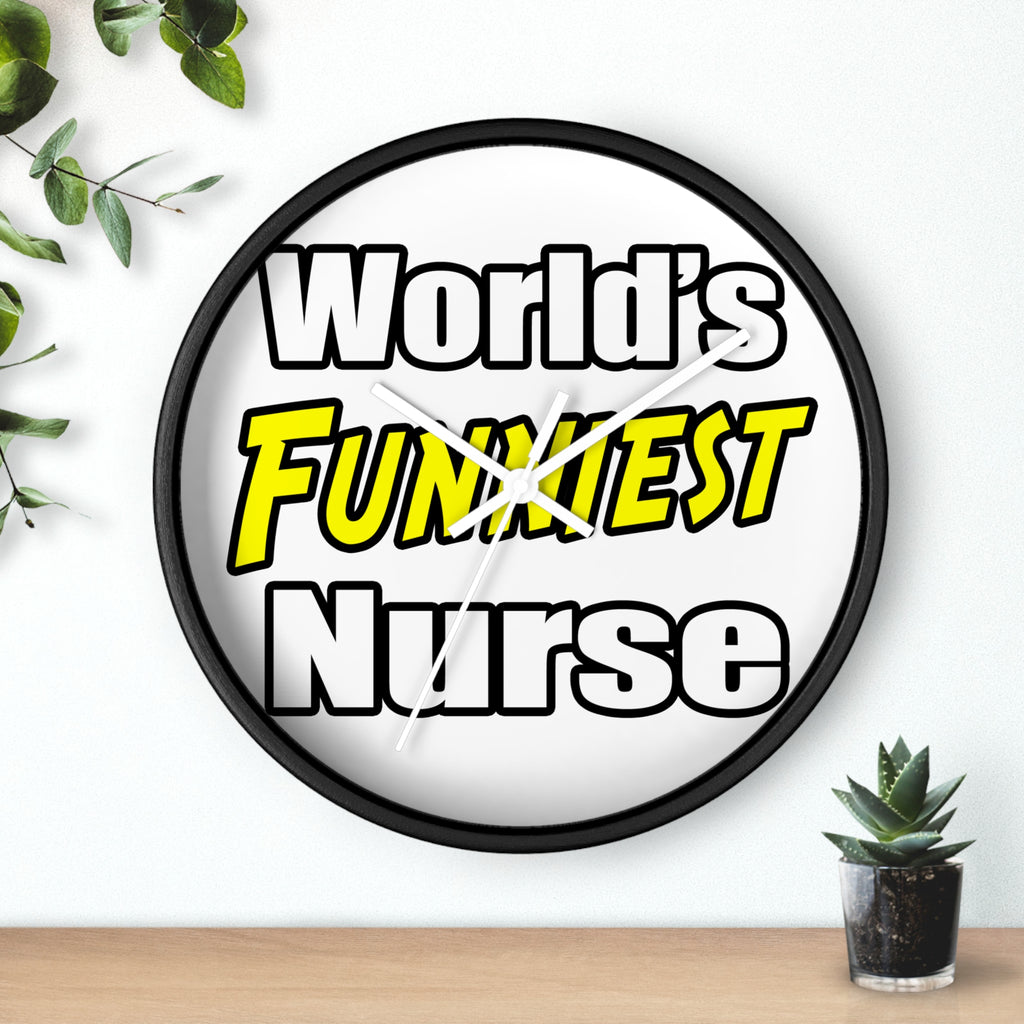World's Funniest Nurse - Wall Clock