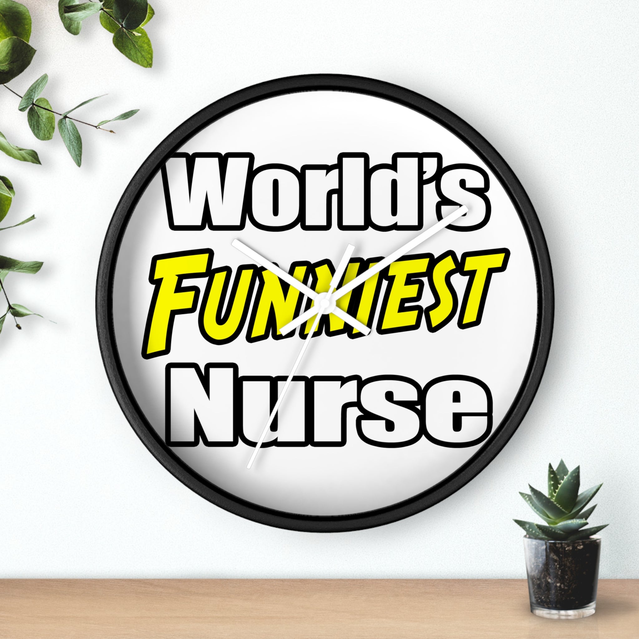 World's Funniest Nurse - Wall Clock