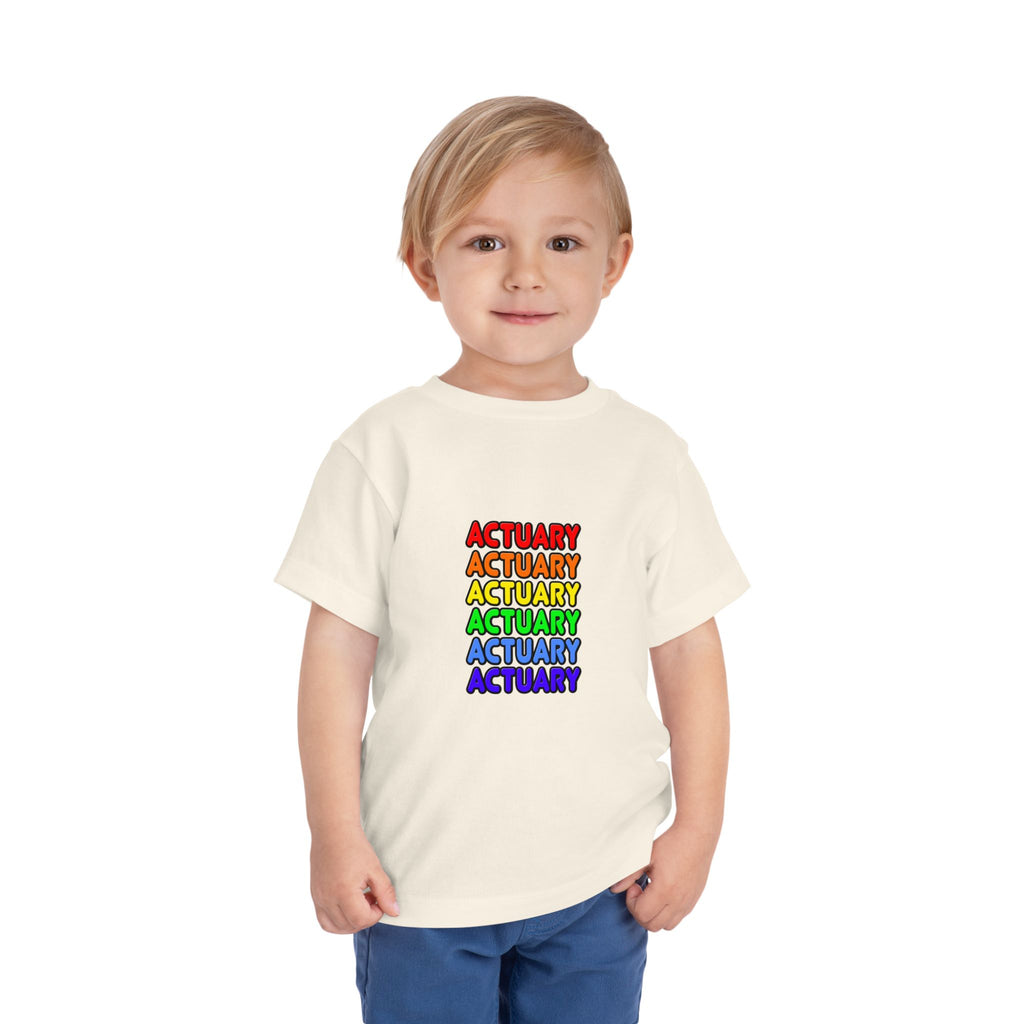 Rainbow Actuary - Toddler Short Sleeve Tee