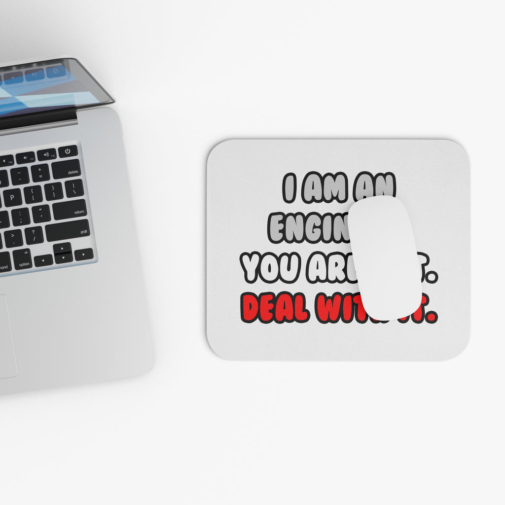 Deal With It ... Funny Engineer - Mouse Pad (Rectangle)