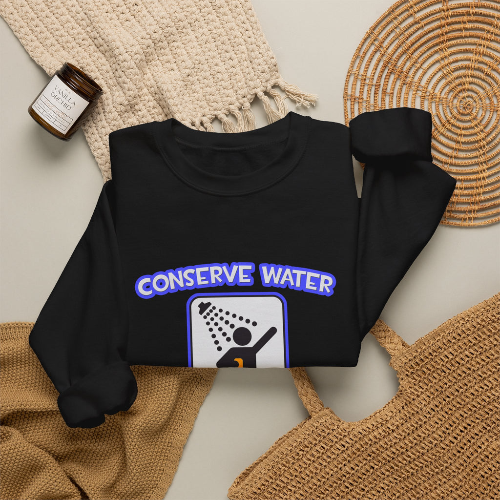 Conserve Water .. Shower With a Doctor - Unisex Heavy Blend™ Crewneck Sweatshirt