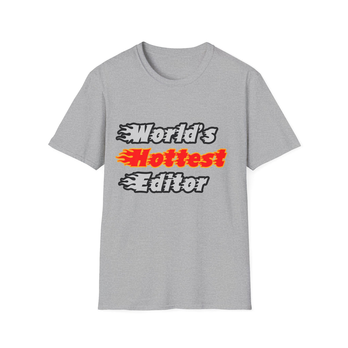World's Hottest Editor - Unisex Softstyle T-Shirt