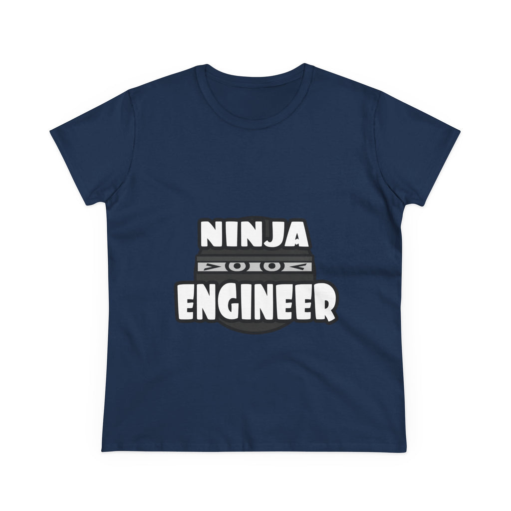 Ninja Engineer (2) - Women's Midweight Cotton Tee