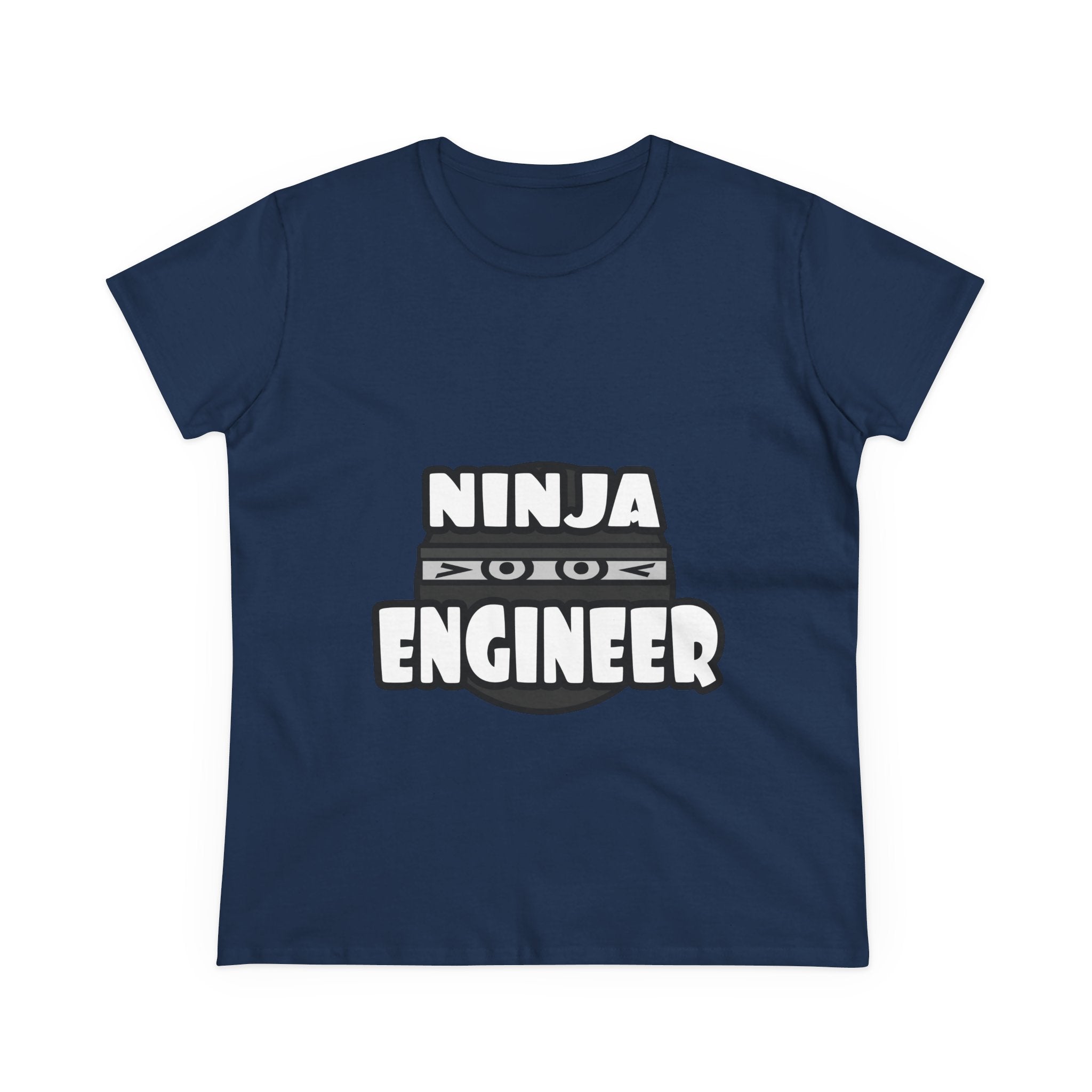Ninja Engineer (2) - Women's Midweight Cotton Tee
