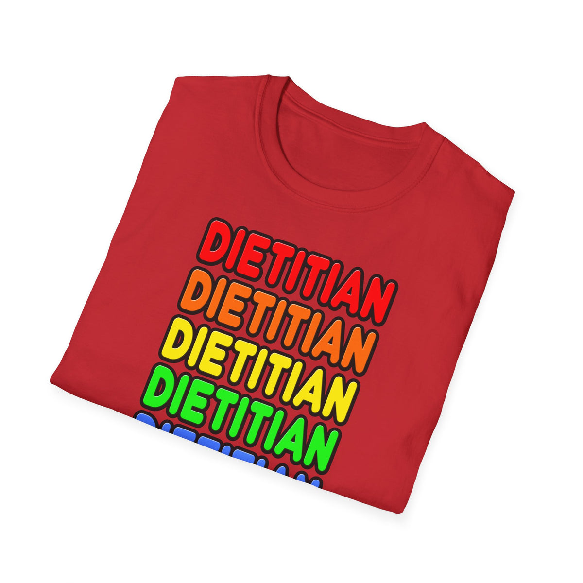 Rainbow Dietitian - Unisex Softstyle T-Shirt