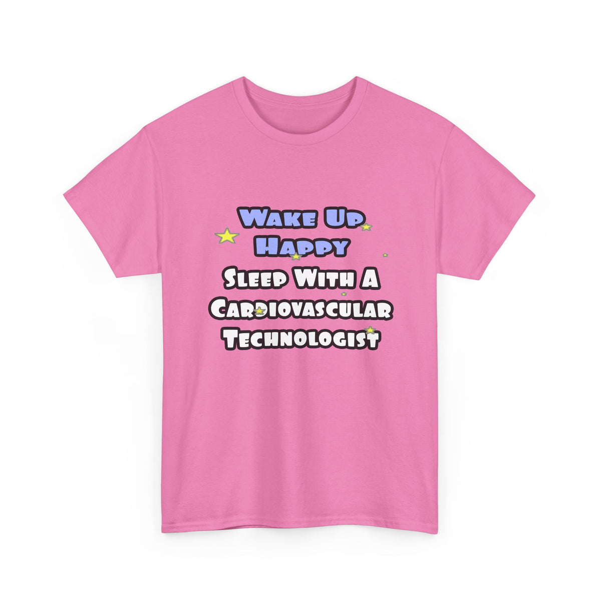 Wake Up Happy .. Sleep With Cardiovascular Tech - Unisex Heavy Cotton Tee