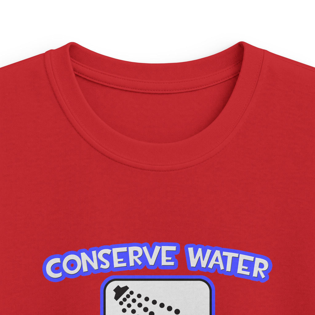 Conserve Water .. Shower With Dental Hygienist - Kids Softstyle Tee