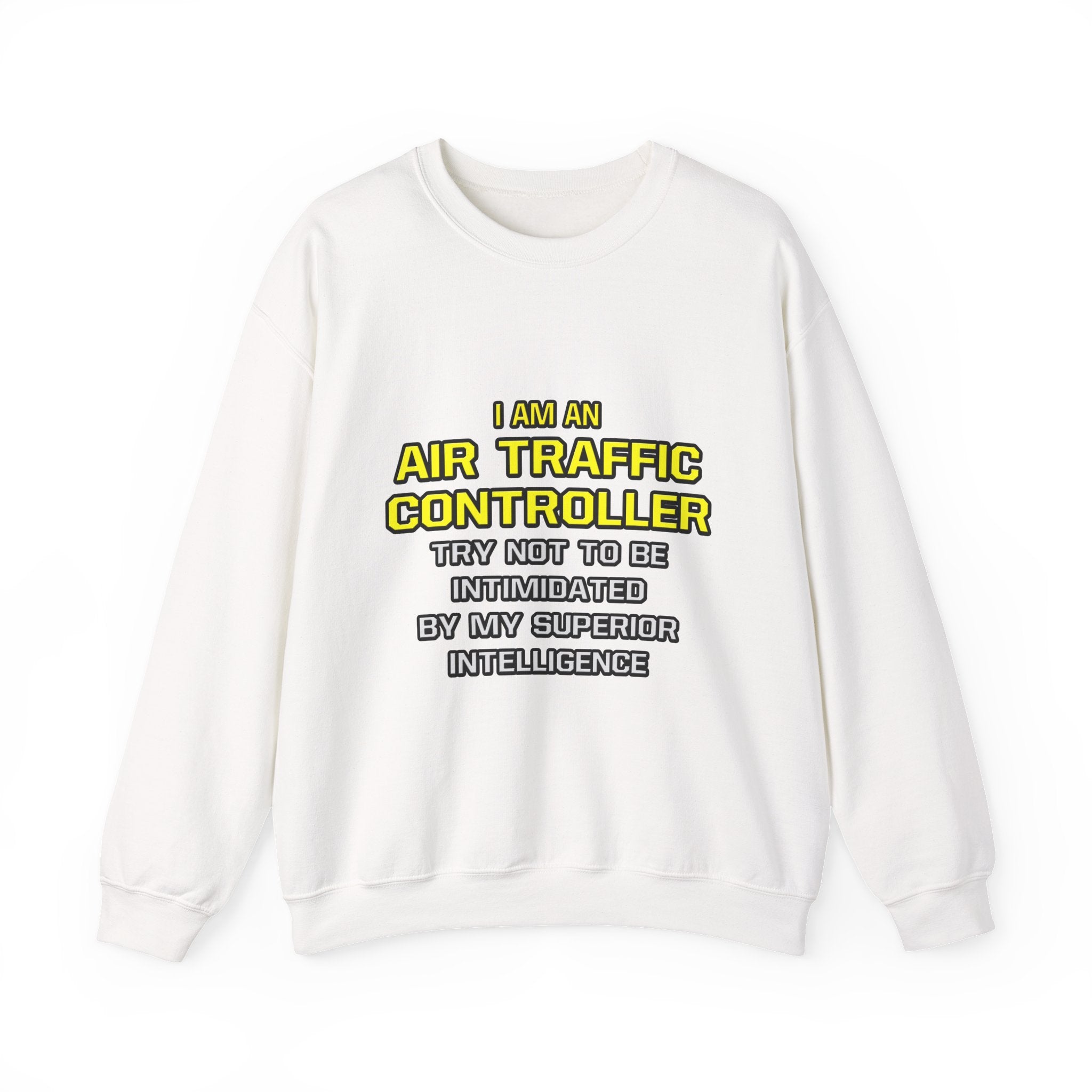 Air Traffic Controller...Superior Intelligence - Unisex Heavy Blend™ Crewneck Sweatshirt