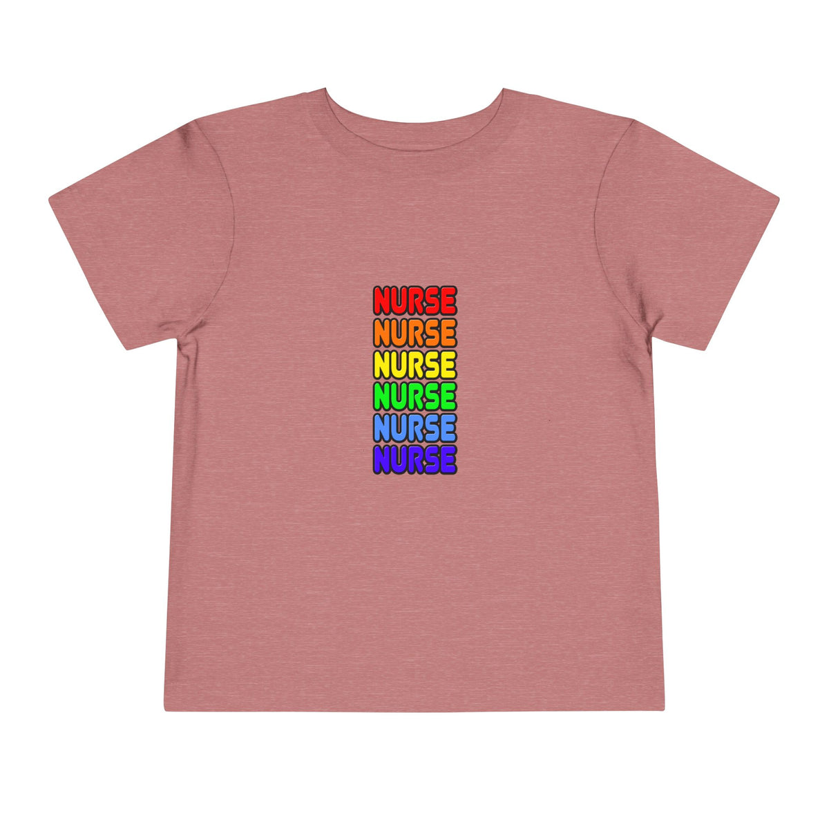 Rainbow Nurse - Toddler Short Sleeve Tee