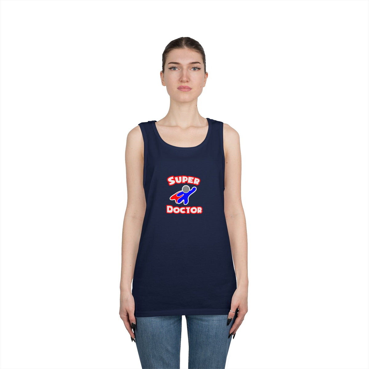 Super Doctor (2) - Unisex Heavy Cotton Tank Top