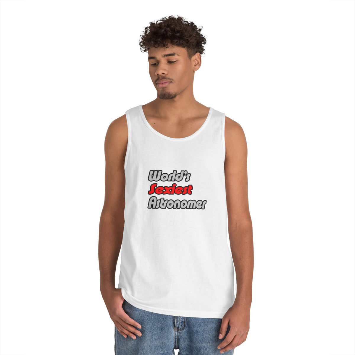 World's Sexiest Astronomer - Unisex Heavy Cotton Tank Top