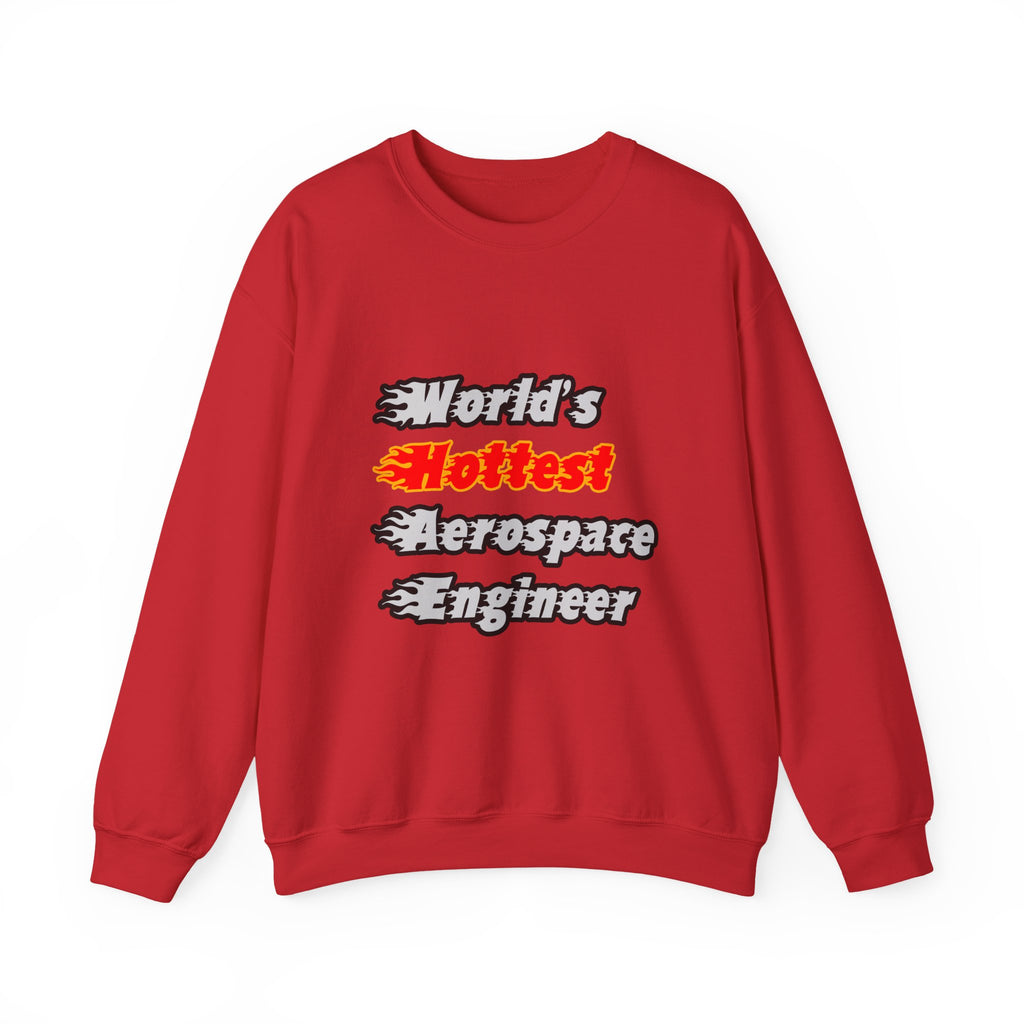 World's Hottest Aerospace Engineer - Unisex Heavy Blend™ Crewneck Sweatshirt