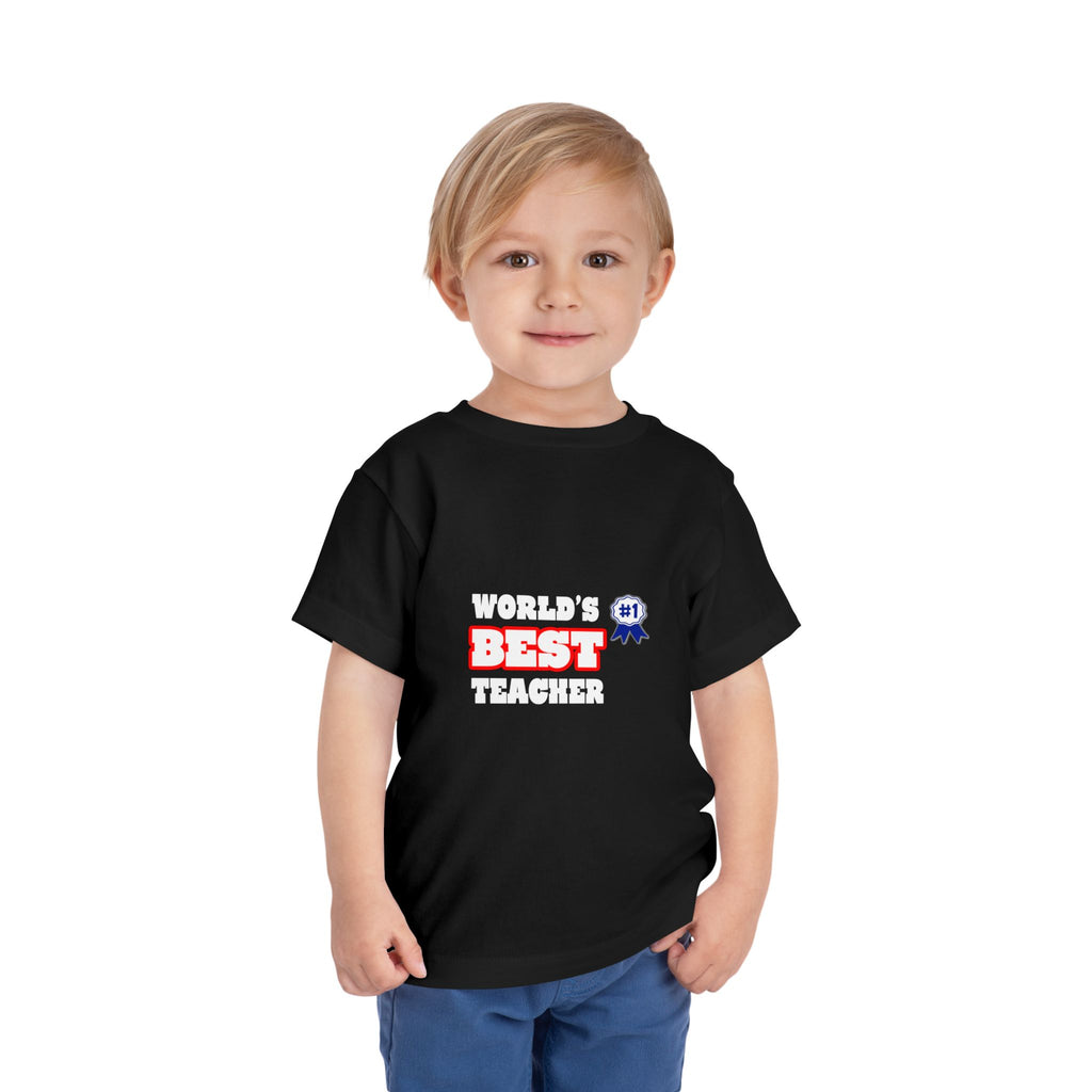 World's Best Teacher - Toddler Short Sleeve Tee