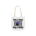 Save a Drum...Bang a Teacher - Canvas Tote Bag, 5-Color Straps