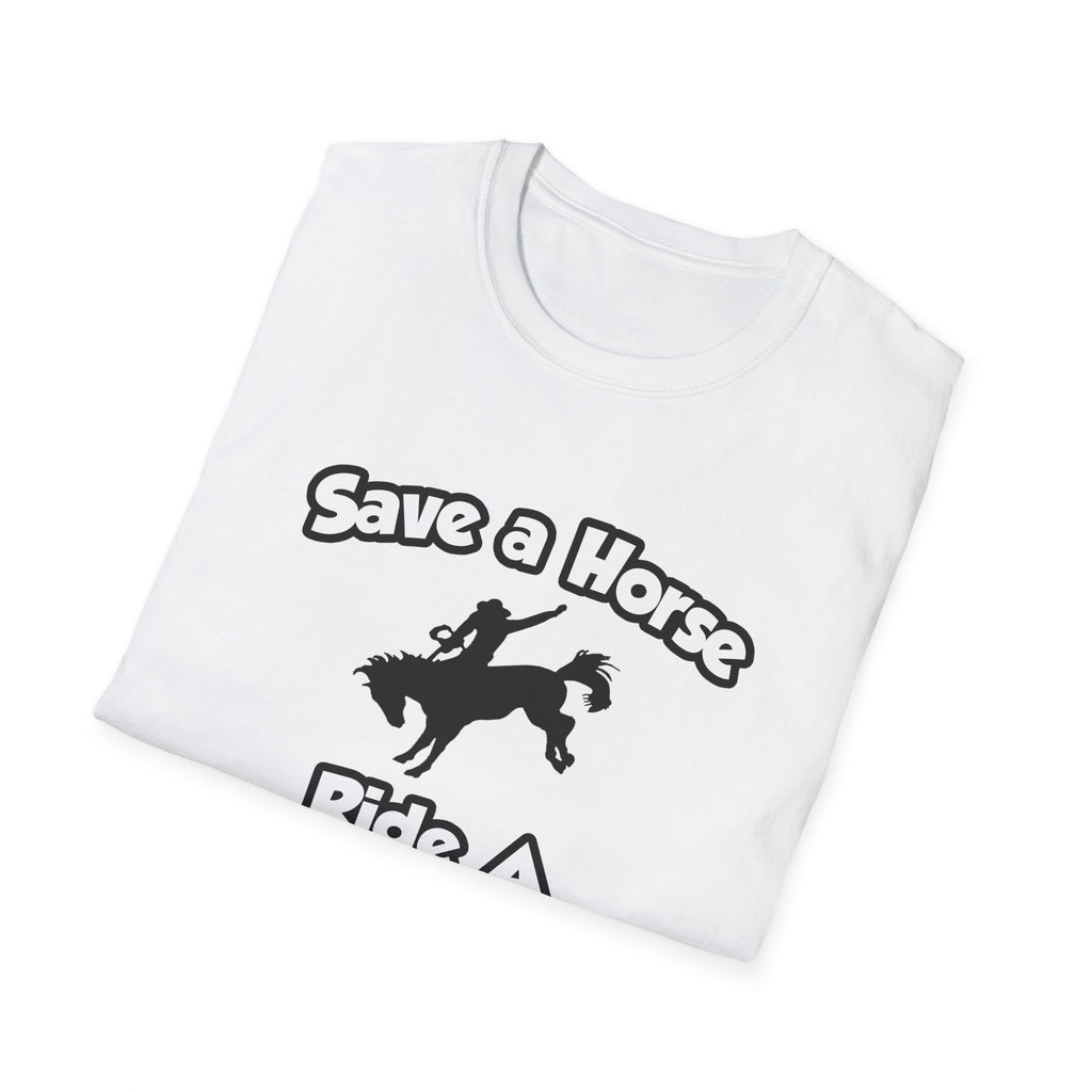 Save a Horse .. Ride a Dermatologist - Unisex Softstyle T-Shirt
