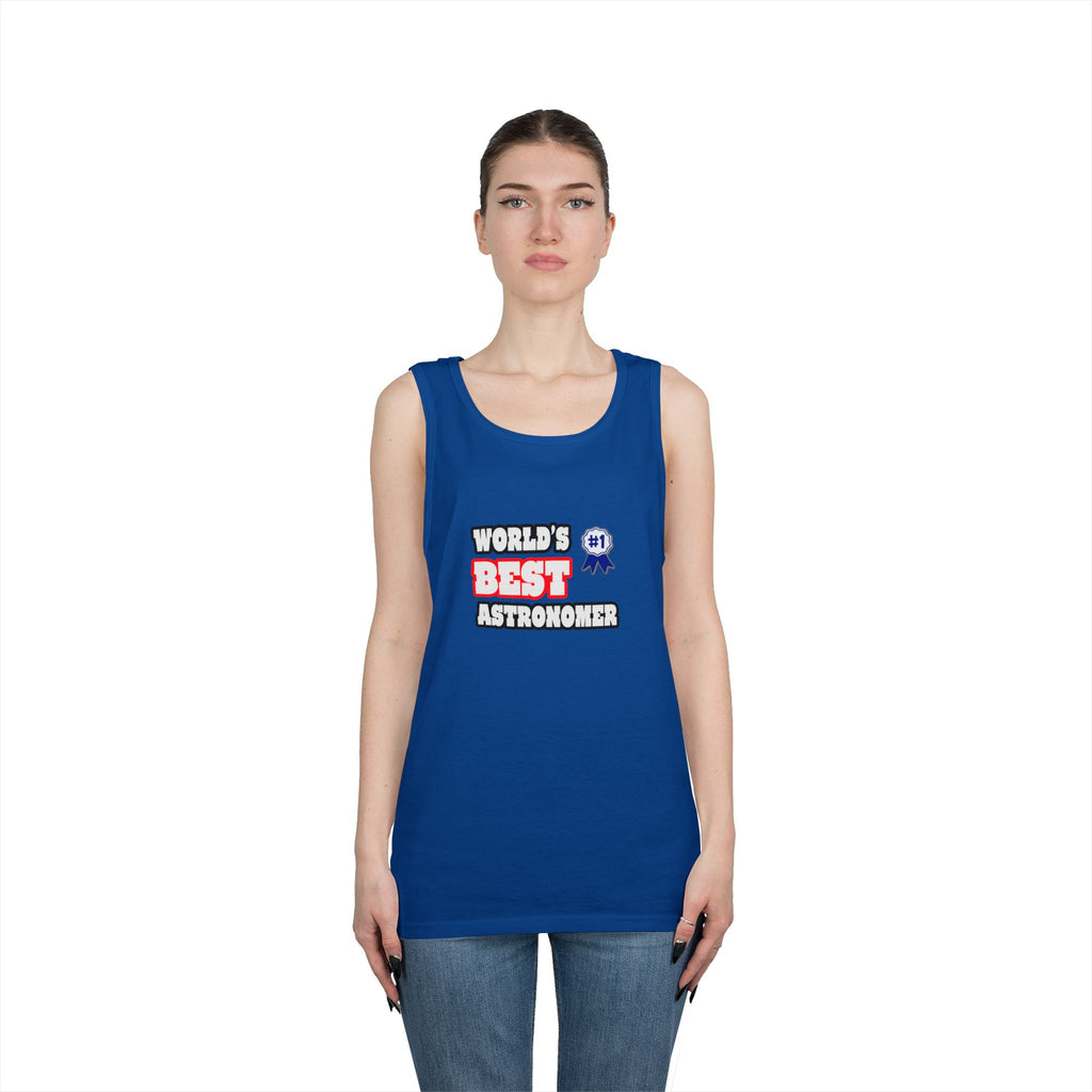 World's Best Astronomer - Unisex Heavy Cotton Tank Top
