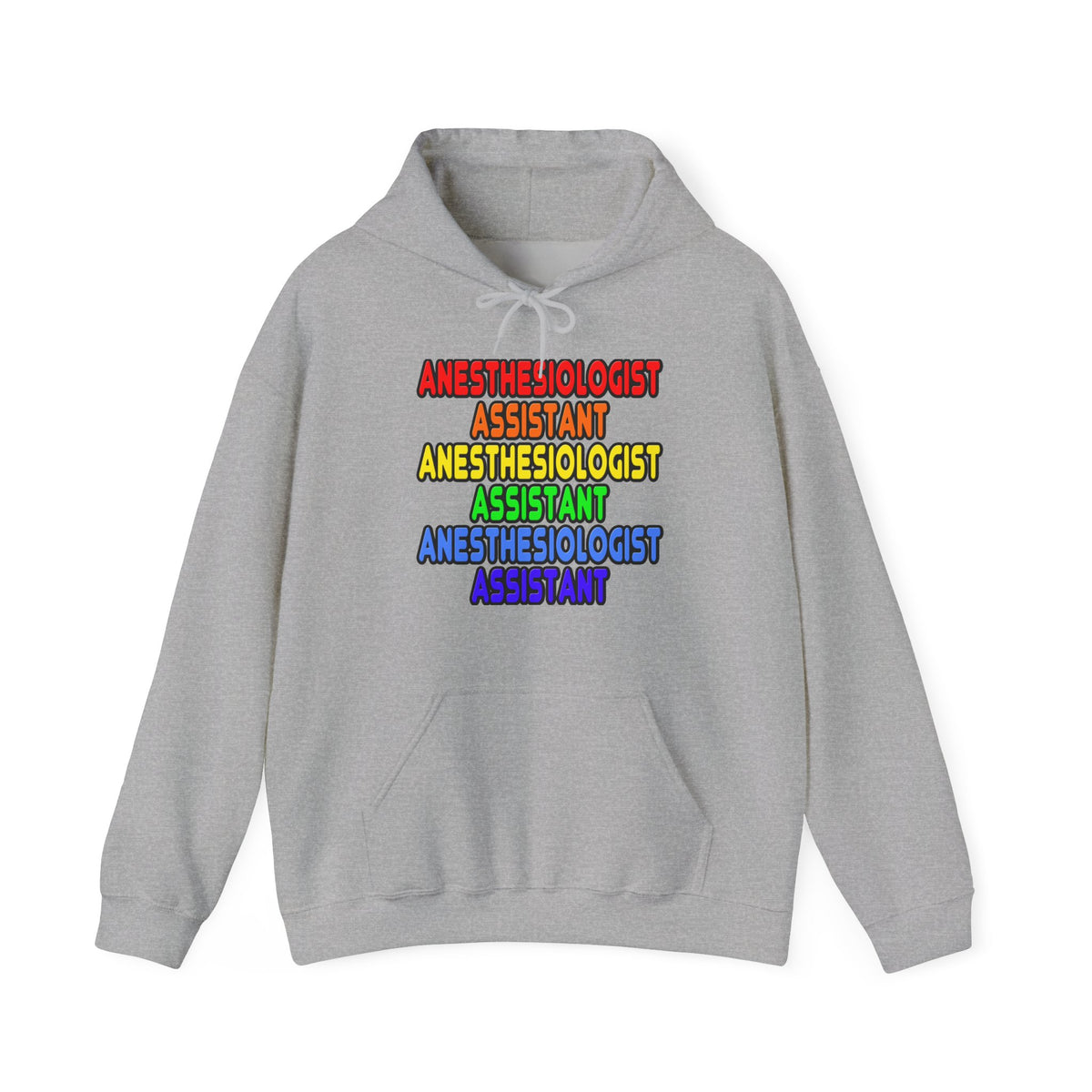 Rainbow Anesthesiologist Assistant - Unisex Heavy Blend™ Hooded Sweatshirt