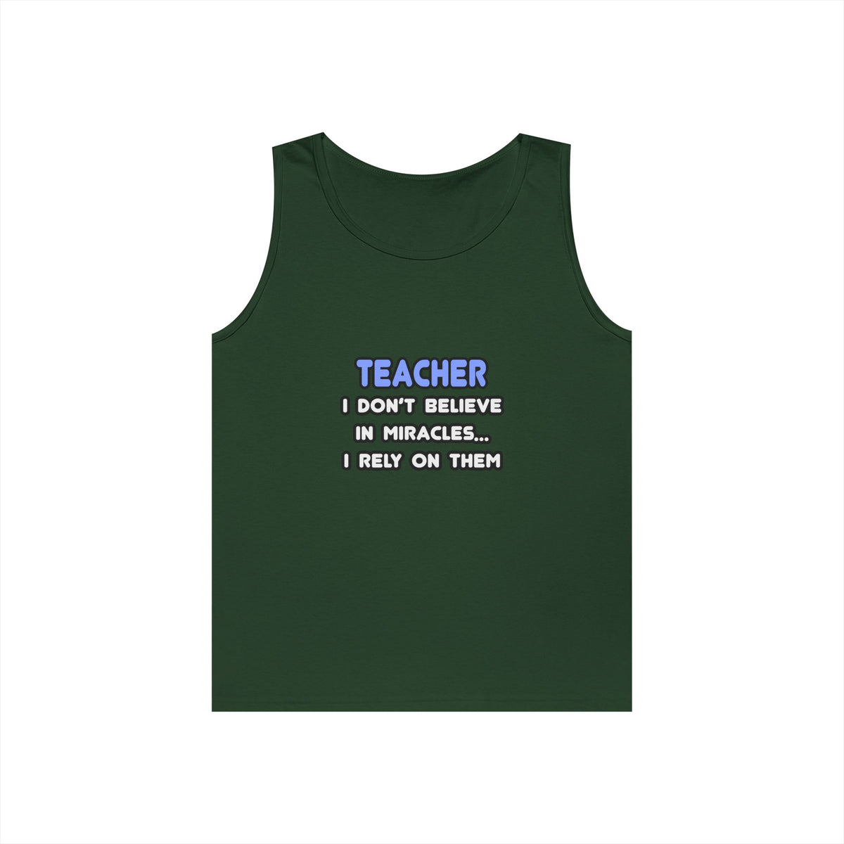 Miracles and Teachers - Unisex Heavy Cotton Tank Top