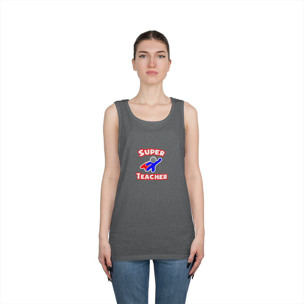 Super Teacher - Unisex Heavy Cotton Tank Top