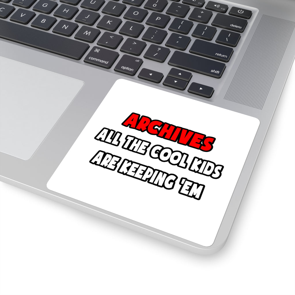 Funny Archivist Shirts and Gifts - Square Stickers