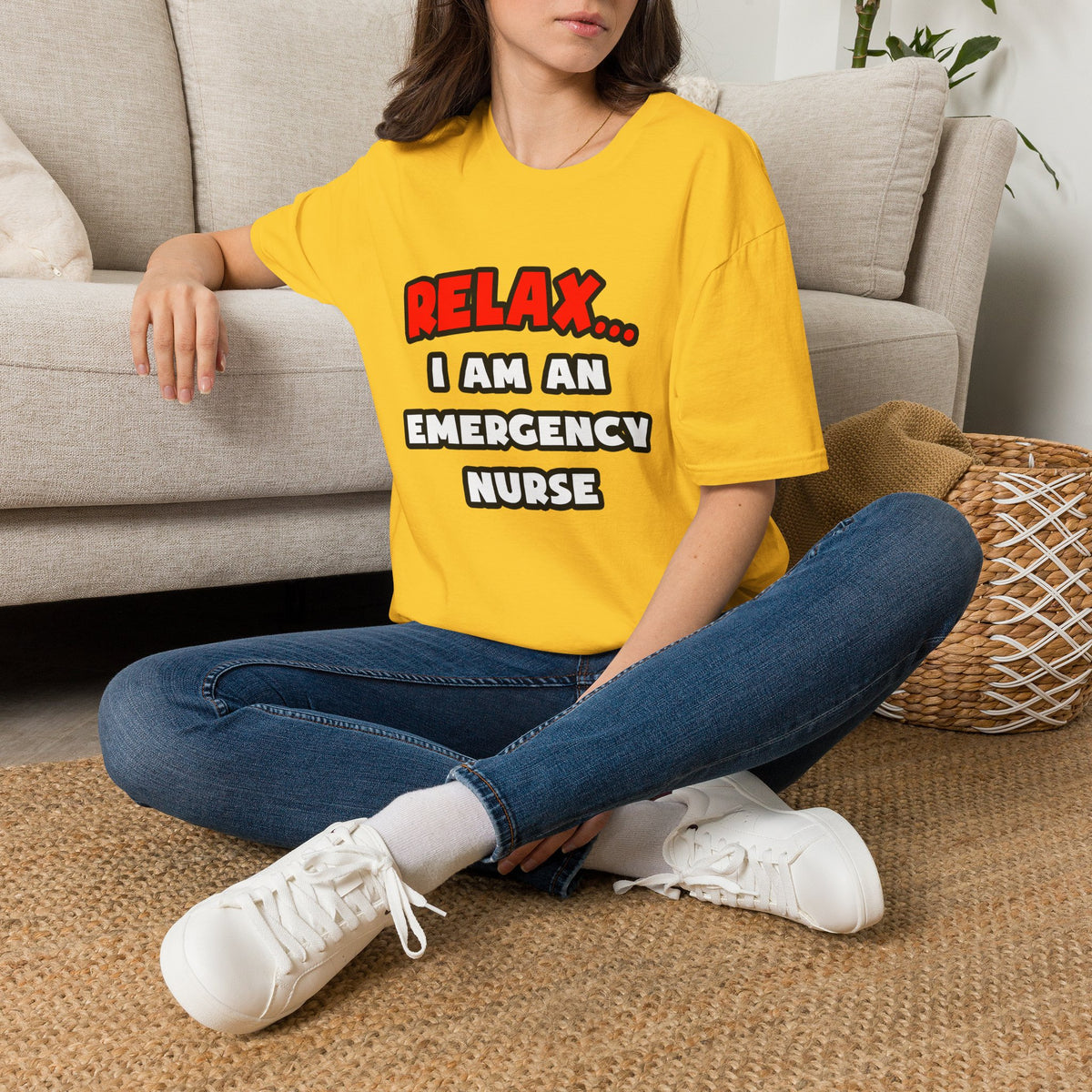Relax ... I Am An Emergency Nurse - Unisex Softstyle T-Shirt