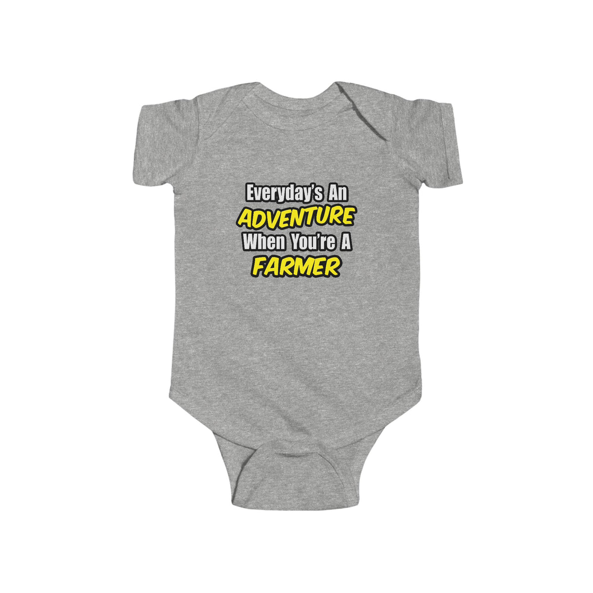 Everyday's An Adventure...Farmer - Infant Fine Jersey Bodysuit