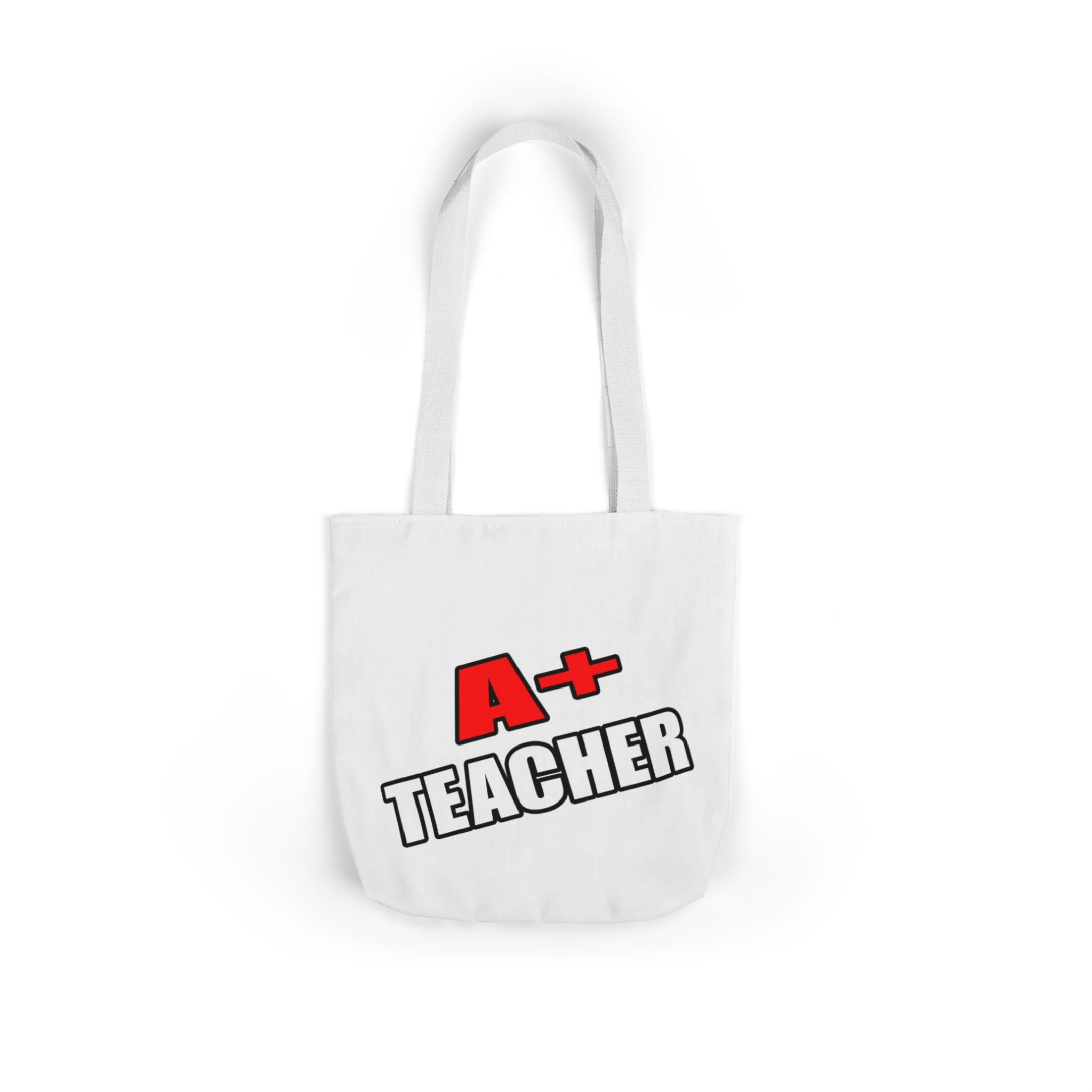 a plus teacher - Canvas Tote Bag, 5-Color Straps