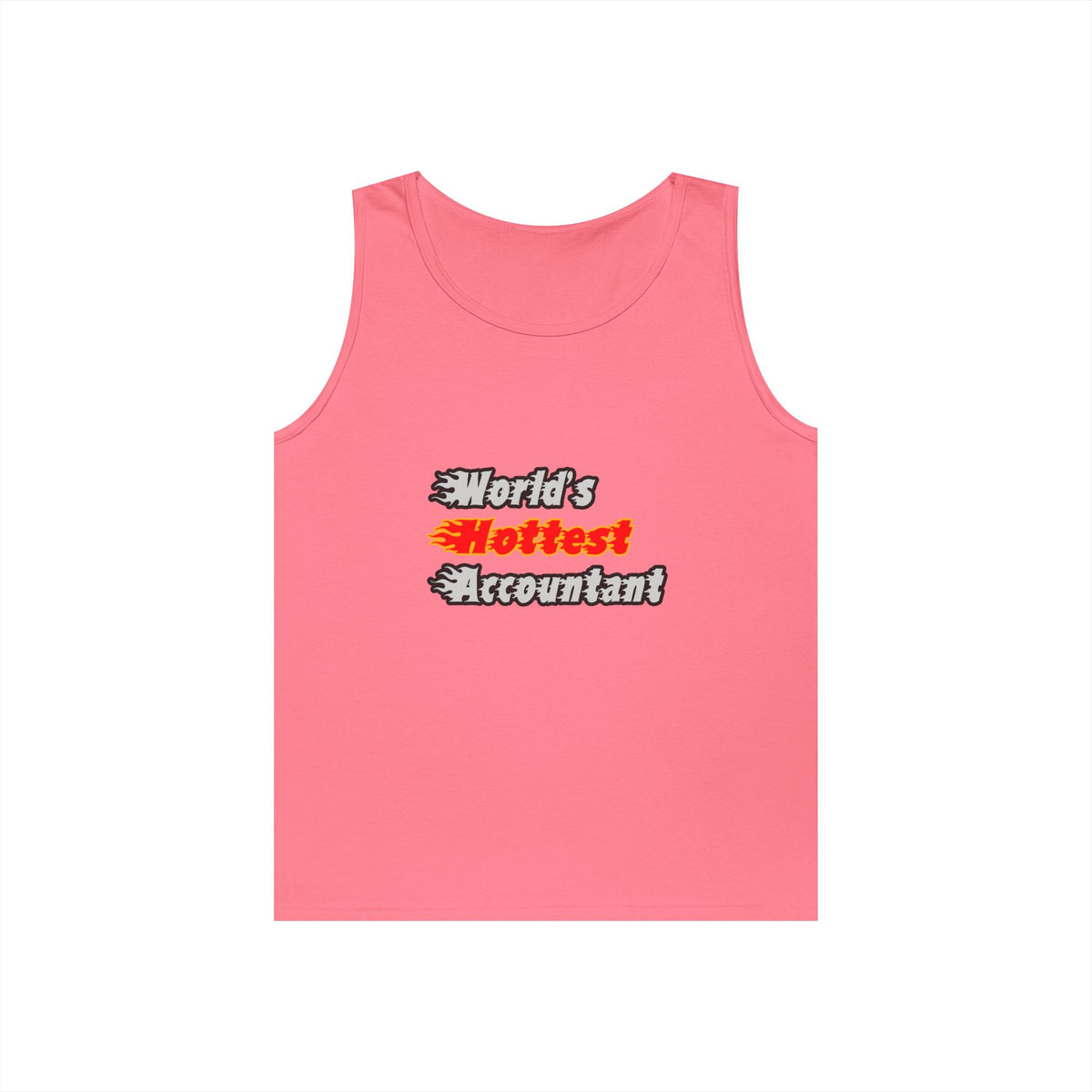 World's Hottest Accountant - Unisex Heavy Cotton Tank Top
