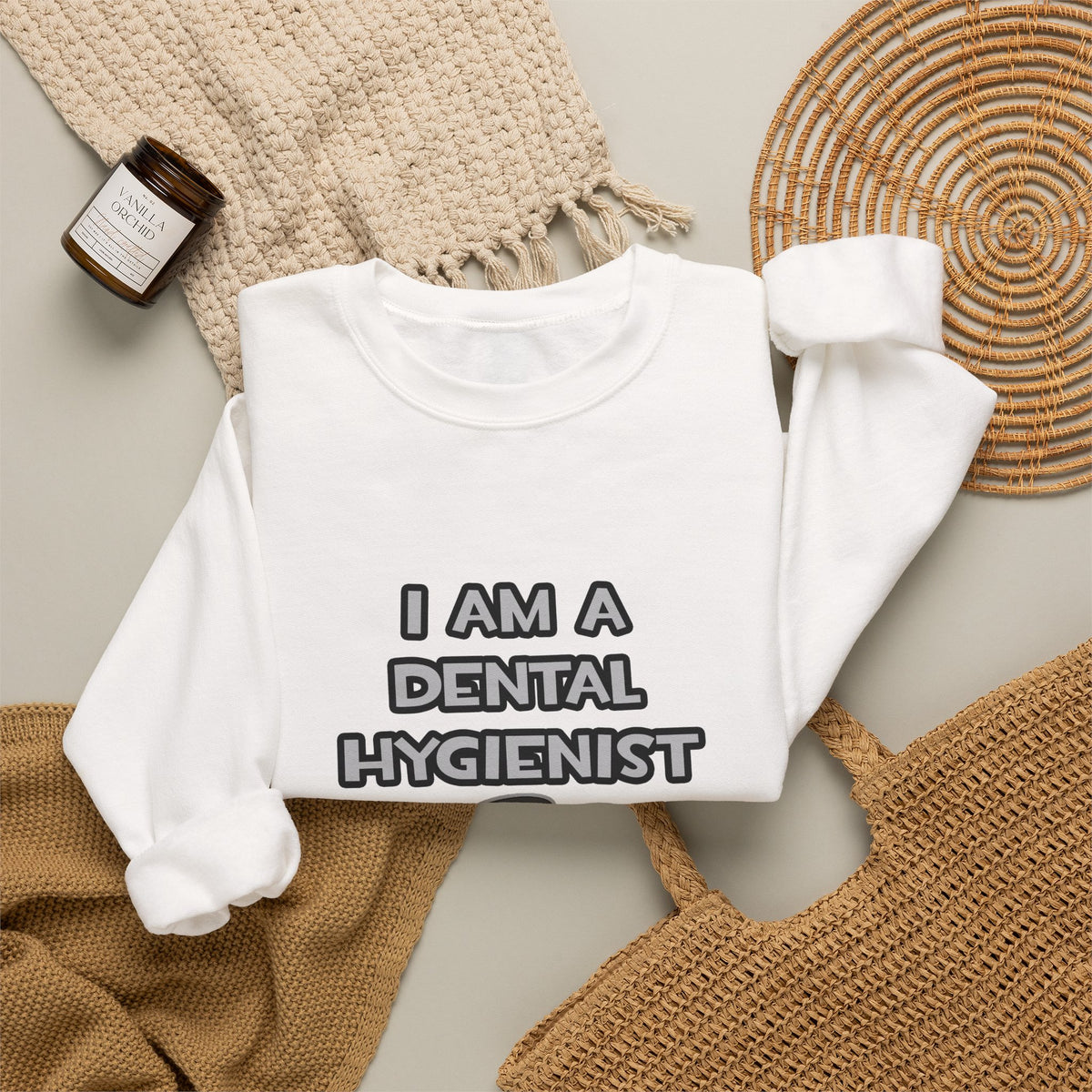 I Am A Dental Hygienist ... Not A Magician - Unisex Heavy Blend™ Crewneck Sweatshirt