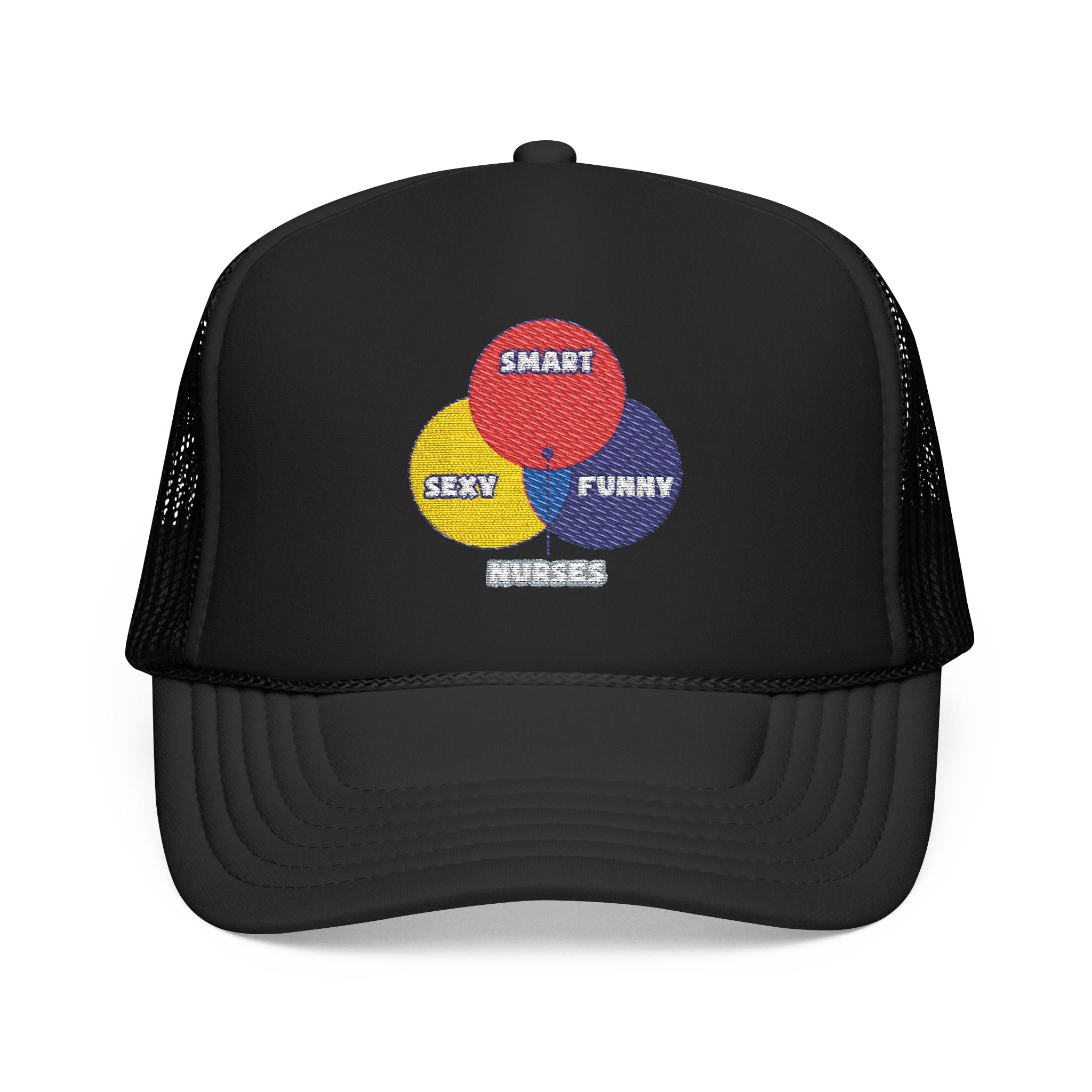 Venn Diagram .. Nurses - Foam Trucker Hat