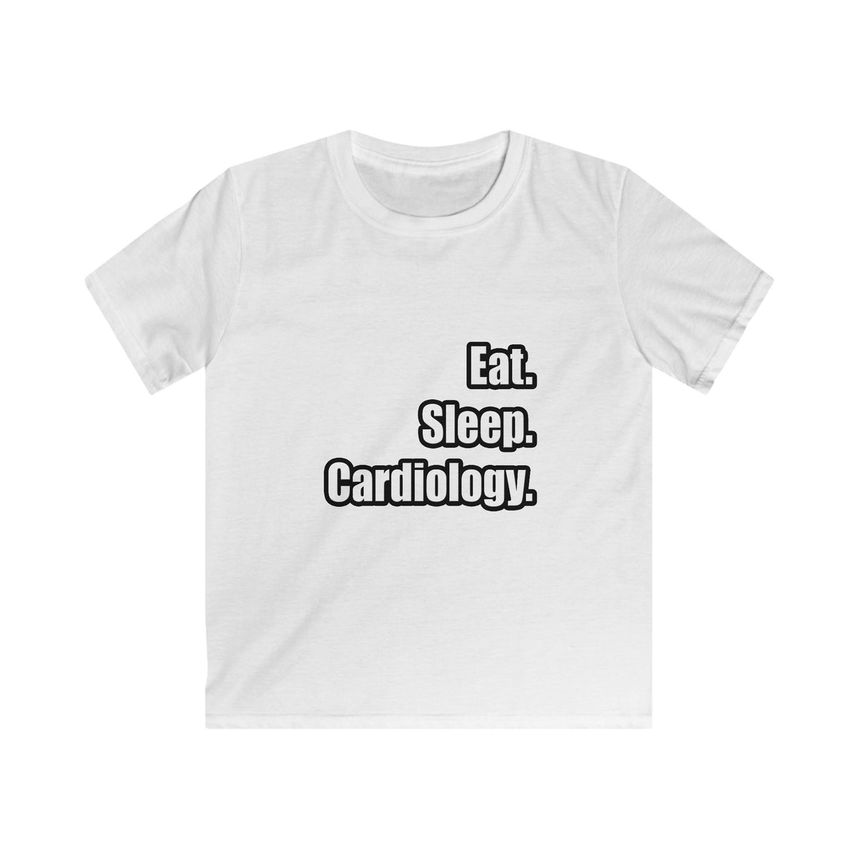 Eat. Sleep. Cardiology - Kids Softstyle Tee
