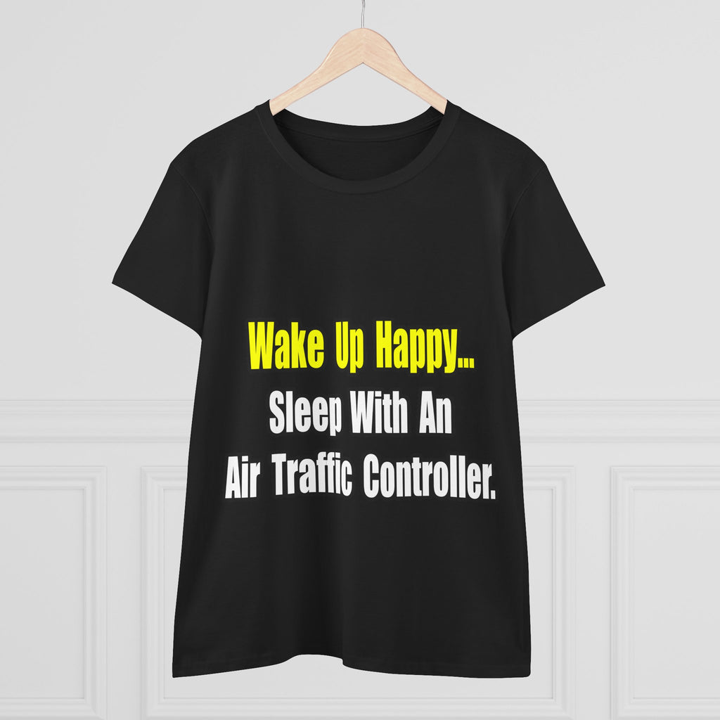 Sleep With An Air Traffic Controller - Women's Midweight Cotton Tee