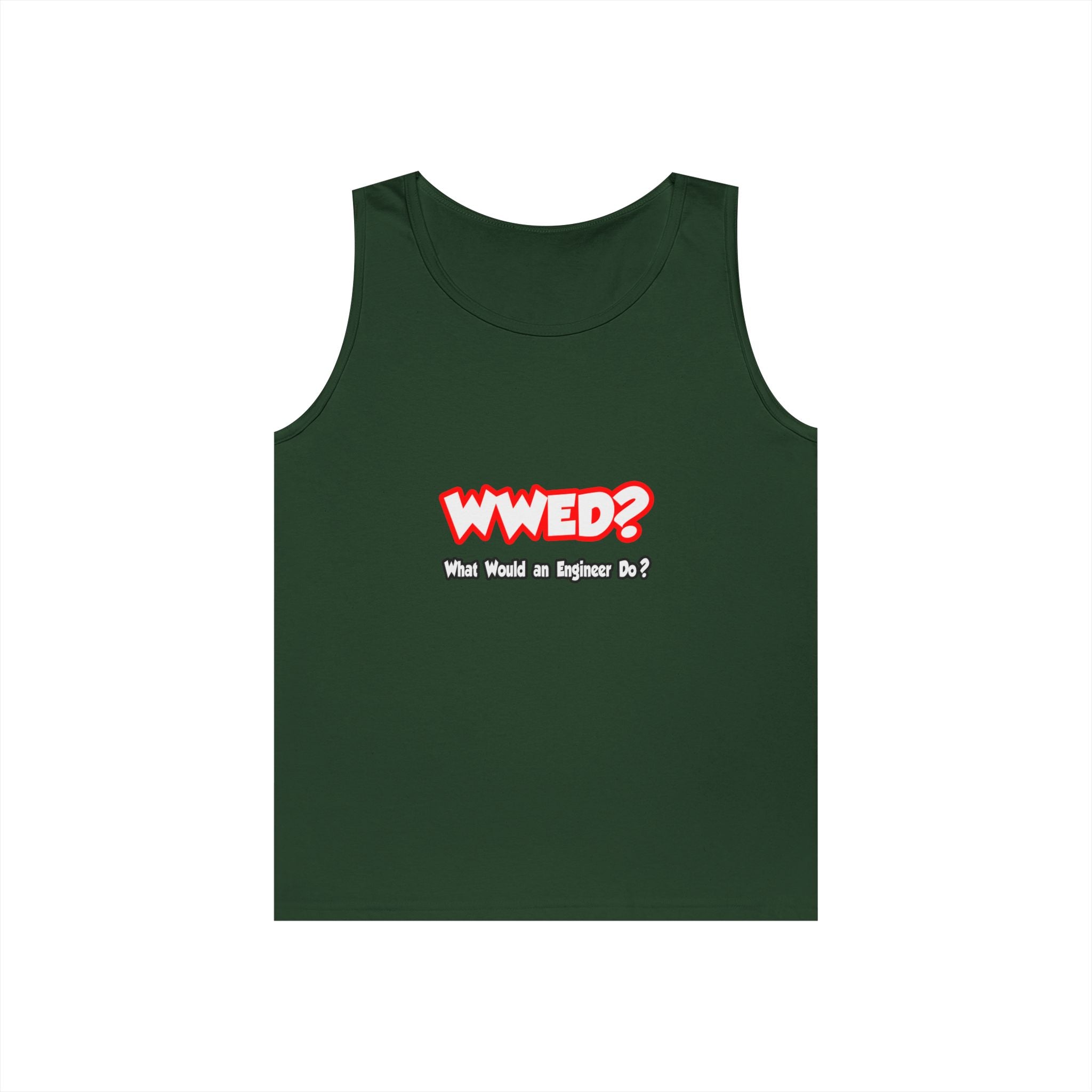 WWED...What Would an Engineer Do - Unisex Heavy Cotton Tank Top