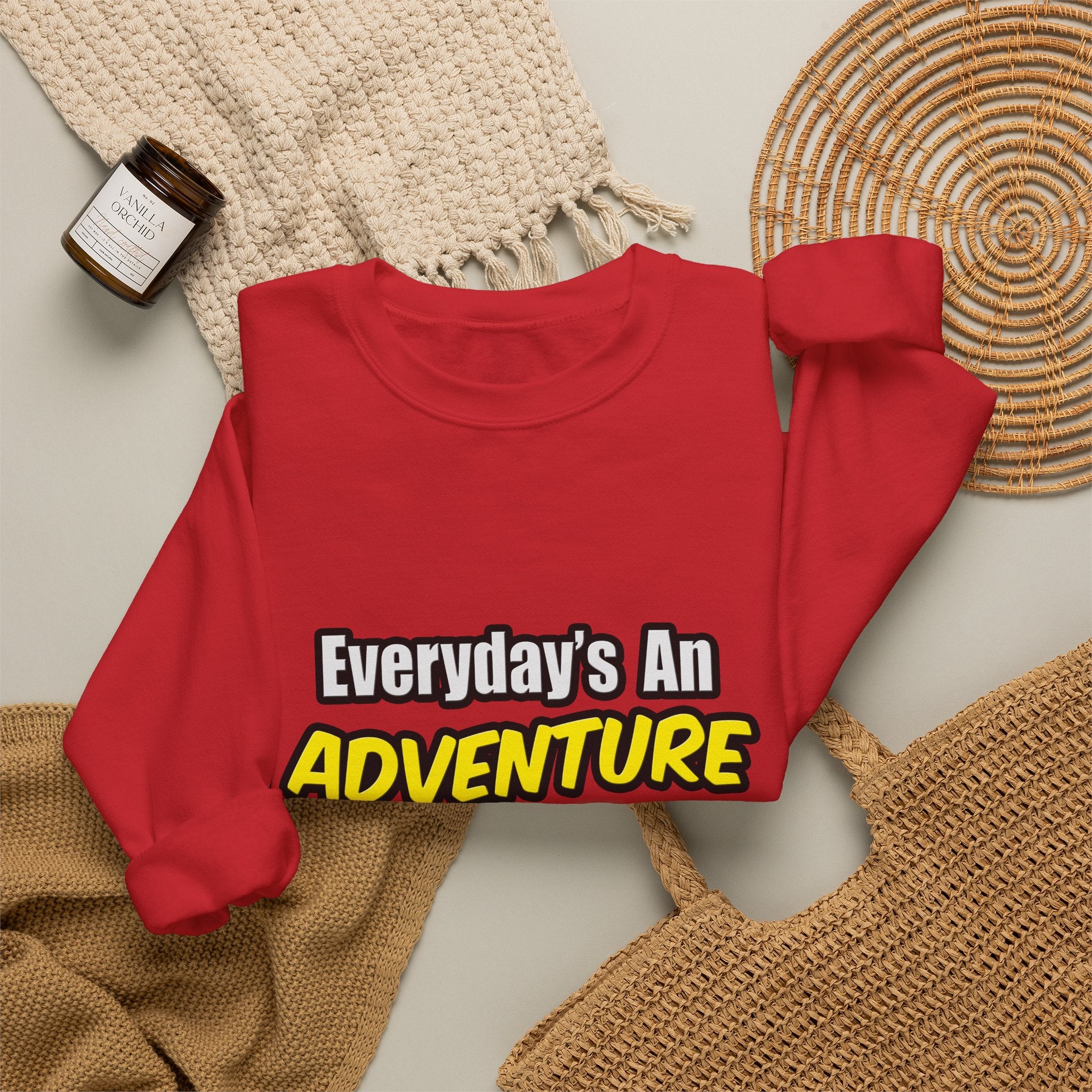 Everyday's An Adventure...Teacher - Unisex Heavy Blend™ Crewneck Sweatshirt