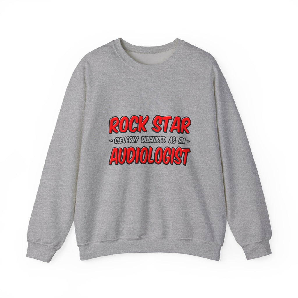 Rock Star...Audiologist - Unisex Heavy Blend™ Crewneck Sweatshirt