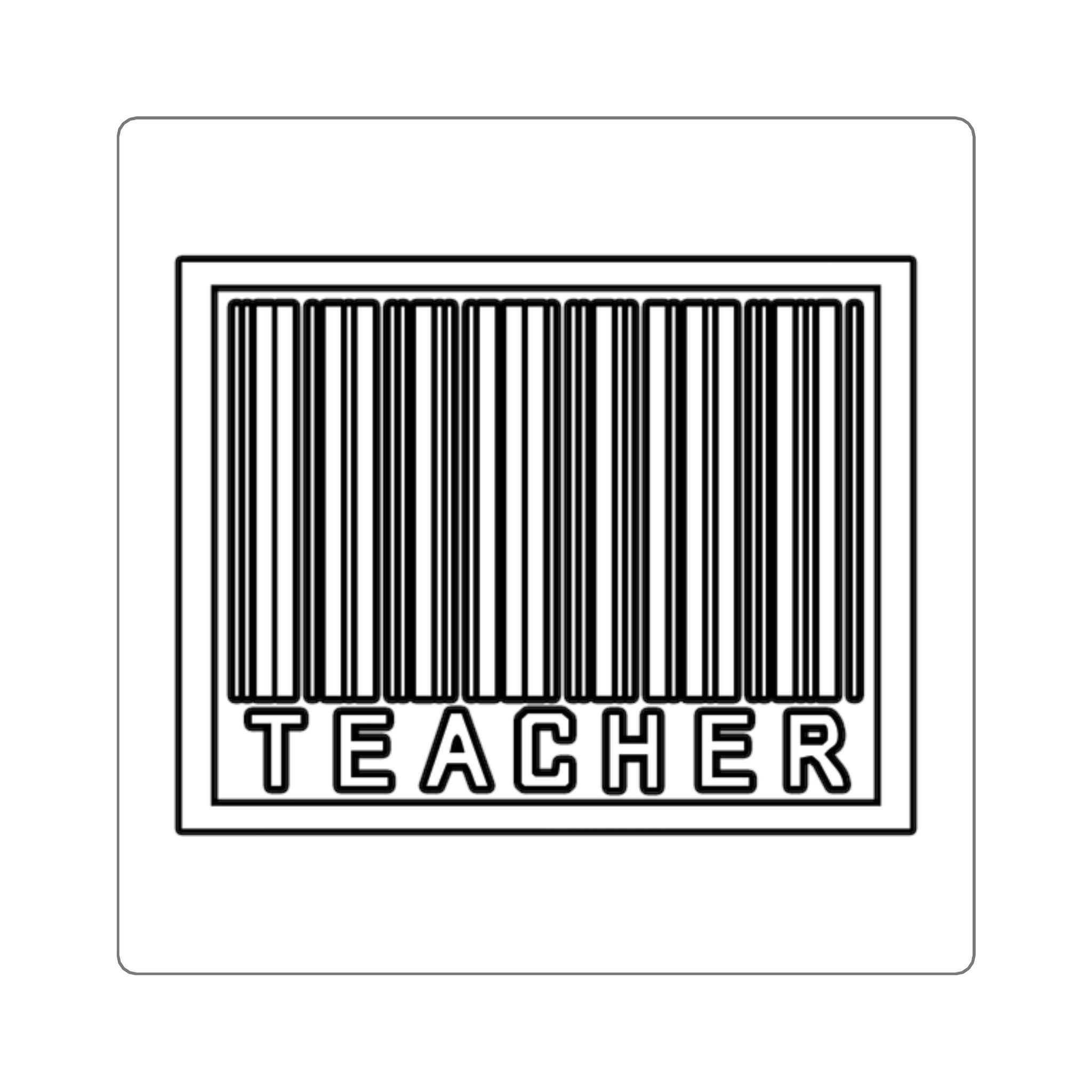 Barcode Teacher - Square Stickers