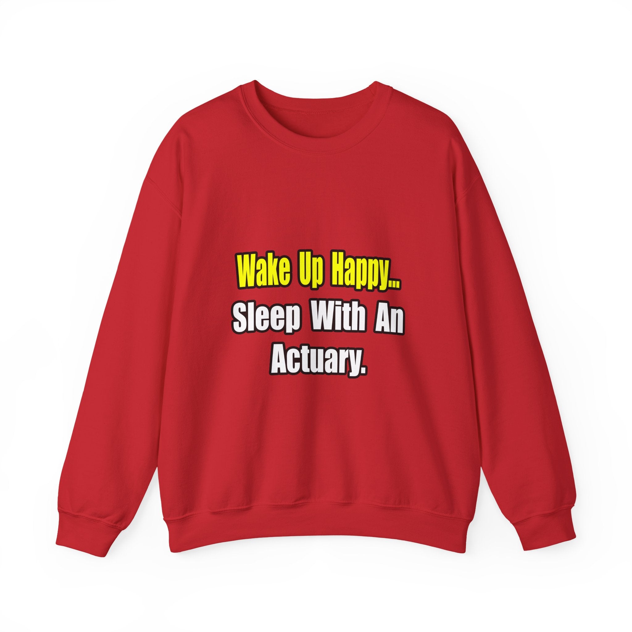 Sleep With an Actuary - Unisex Heavy Blend™ Crewneck Sweatshirt
