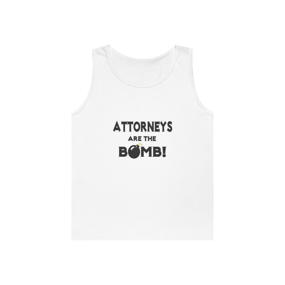 Attorneys Are The Bomb! - Unisex Heavy Cotton Tank Top