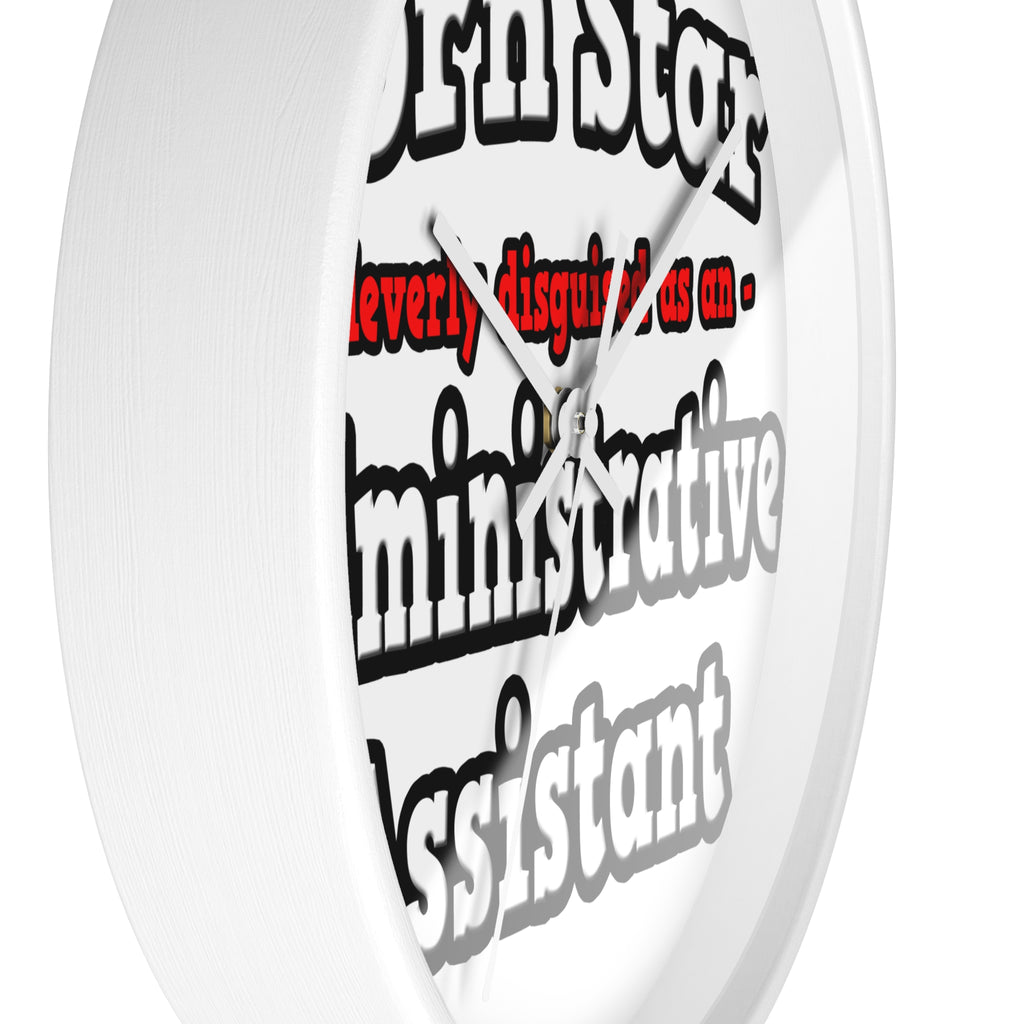 Porn Star...Administrative Assistant - Wall Clock