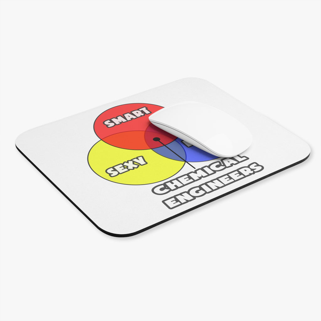 Venn Diagram .. Chemical Engineers - Mouse Pad (Rectangle)